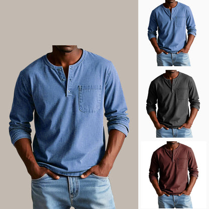 ACHETEZ 1, RECEVEZ 3 — T-SHIRT HOMME RAGLAN VINTAGE EN COTON ET LIN
